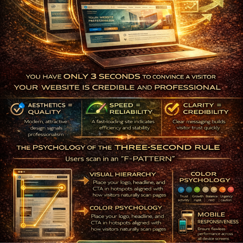 The Power of First Impressions How Your Website Wins Trust in Under Three Seconds