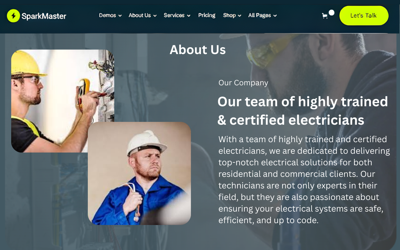 SparkMaster: Expert Electrical Solutions at Your Service